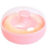 Pigeon baby powder puff  pink with case